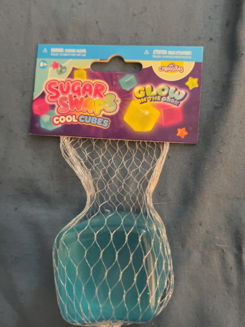 Sugar Swaps Cool Cubes Glow-in-the-Dark Blue Cube Pack